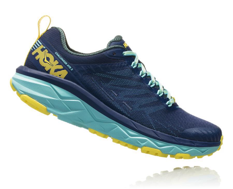 Hoka Australia One One Challenger ATR 5 - Womens Trail Shoes Blue - ACJIM-3654